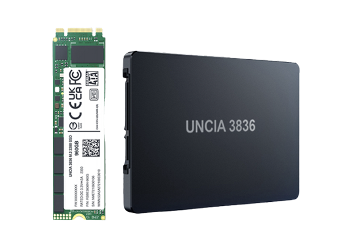 UNCIA 3836 Series Enterprise SATA SSD